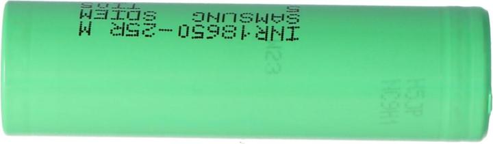 Actual product image Samsung Akku INR18650-25R ungeschützt mit Lötfahne U Form (1 pcs., 18650, 2500 mAh)