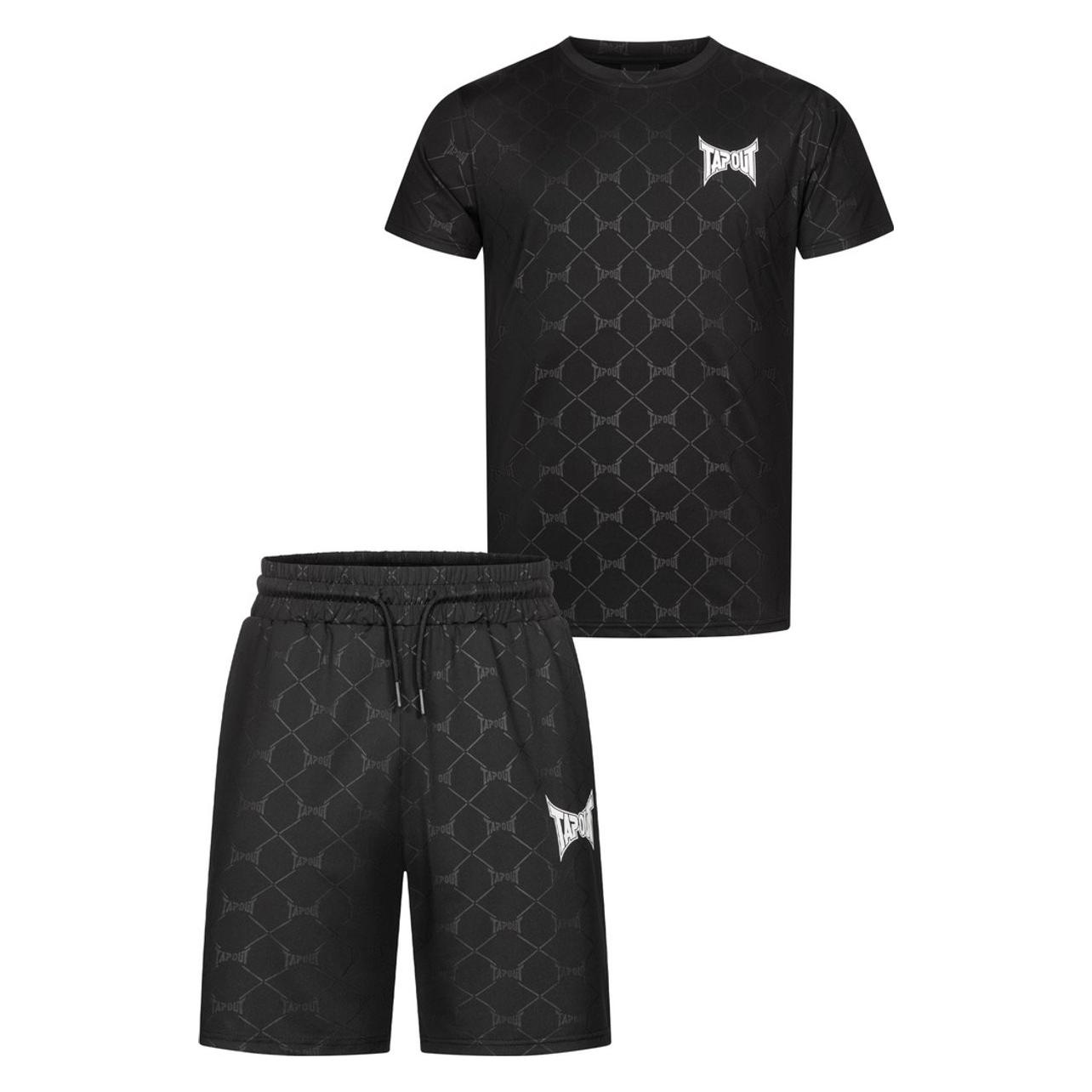 Tapout, Herren, Sportshirt, Philios (Xl), Schwarz, Weiss, Xl