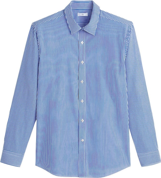 La Redoute Collections Geststreiftes Hemd mit französischem Kragen