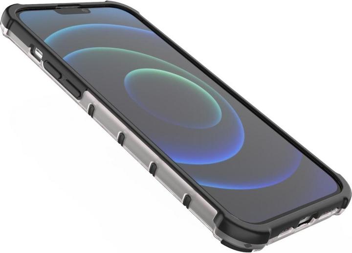 Produktbild Hurtel Honeycomb Case armor cover with TPU Bumper for iPhone 13 Pro Max transparent (Apple iPhone 13 Pro Max)