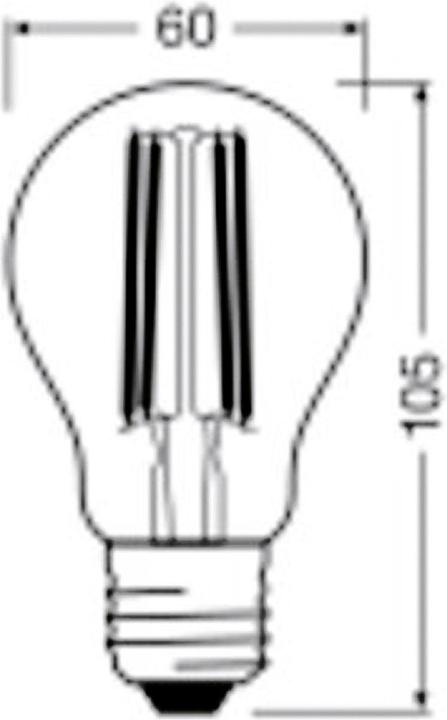 Produktbild Osram Classic A (E27, 5 W, 1055 lm, 1 x, A)