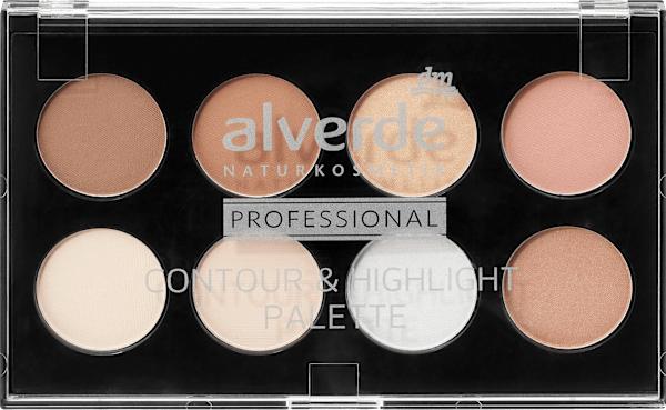 dm alverde Professional Contour & Highlight Palette