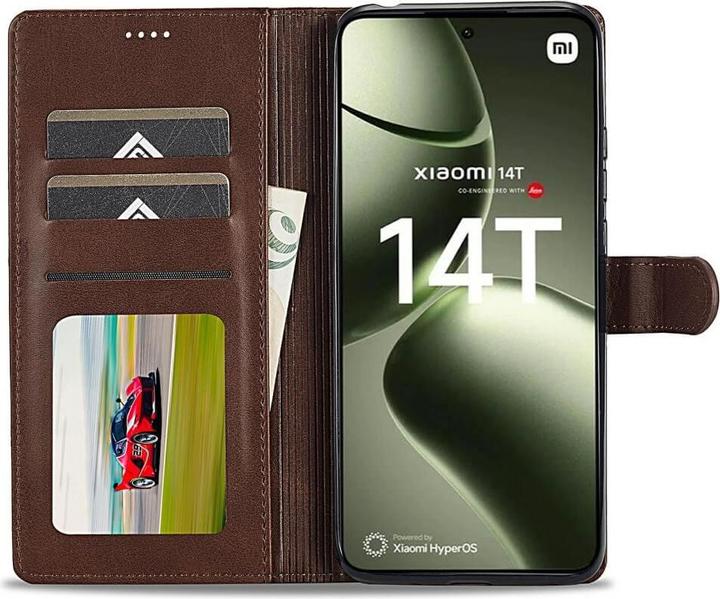 Produktbild LC.Imeeke Xiaomi 14T - Leder Etui Hülle (Xiaomi 14T)