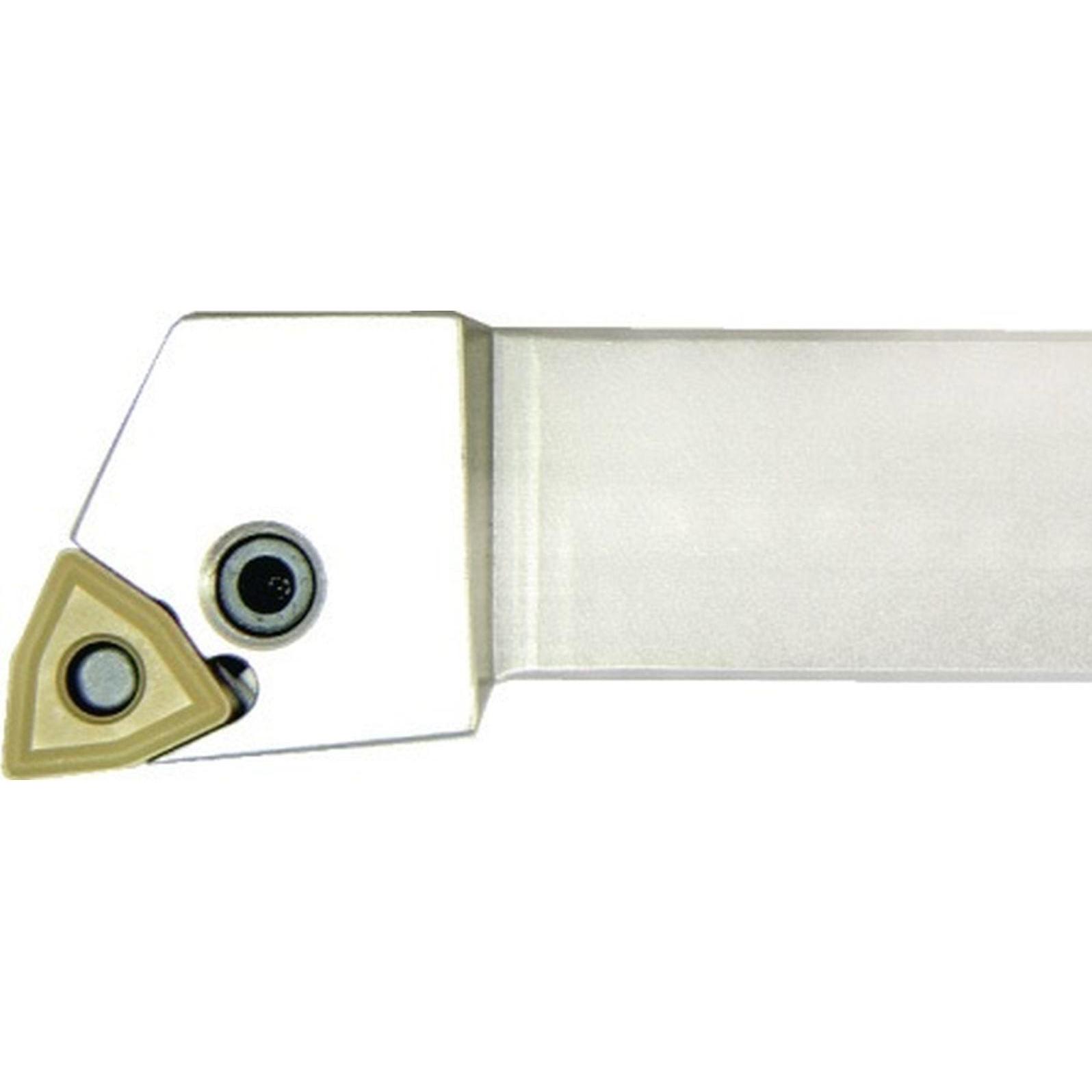 Tecwerk, Accessori per macchine, Klemmdrehhalter PWLNR1616H06 rechts vernickelt Aussendrehen