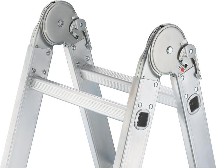 Productafbeelding Hailo M60, aluminium universele ladder, 4x3 sporten (Multifunctionele ladder, 332 cm)