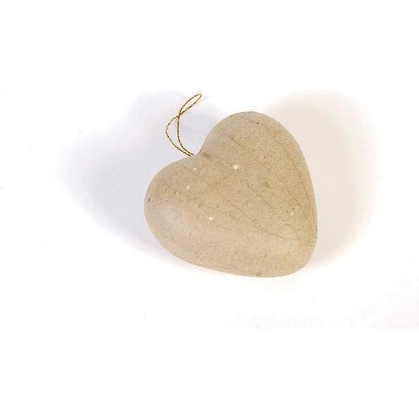 Hobby2you Pap hjerte med snor 8,5cm