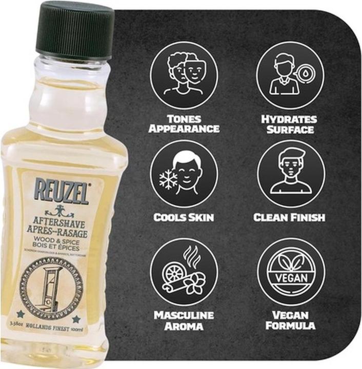 Image du produit Reuzel Bois et épices (Lotion après-rasage, 100 ml)