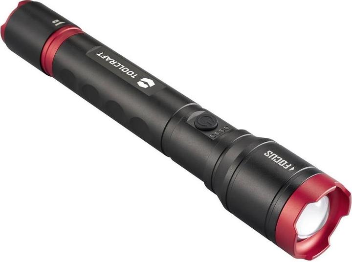 Image du produit Toolcraft Taschenlampe verstellbar, Einstellbare Punktgrösse, mit Stroboskopmod (29.90 cm, 1300 lm)