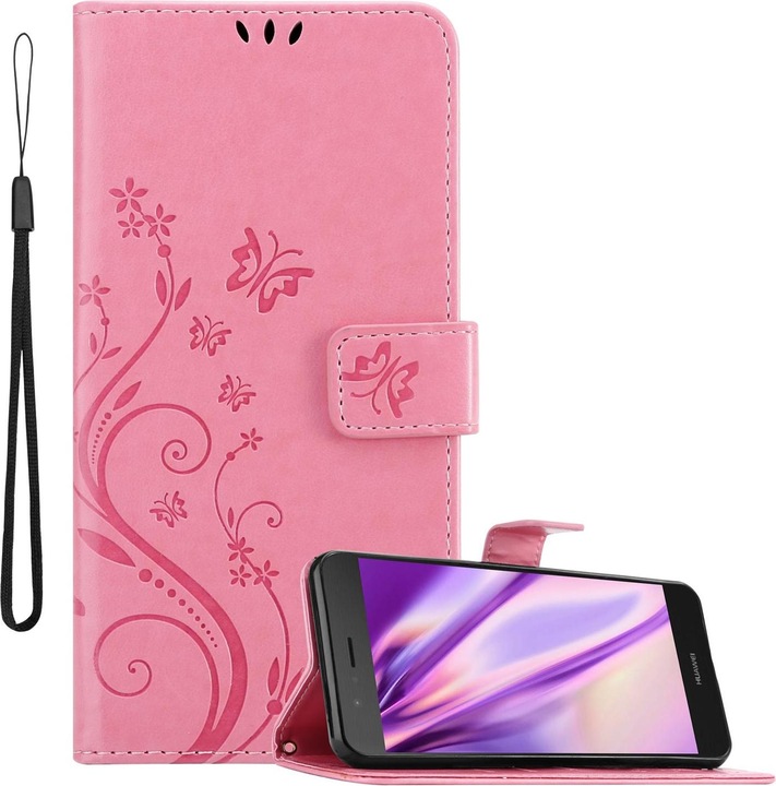 Produktbild Cadorabo Flower Book Cover (Huawei P9 Lite)
