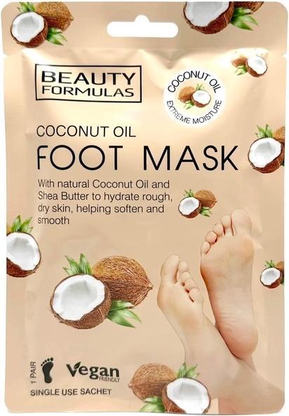 Image du produit Beauty Formulas Formules de beauté Masque pour les pieds à l'huile de coco, 1 paire (Masque de pied)