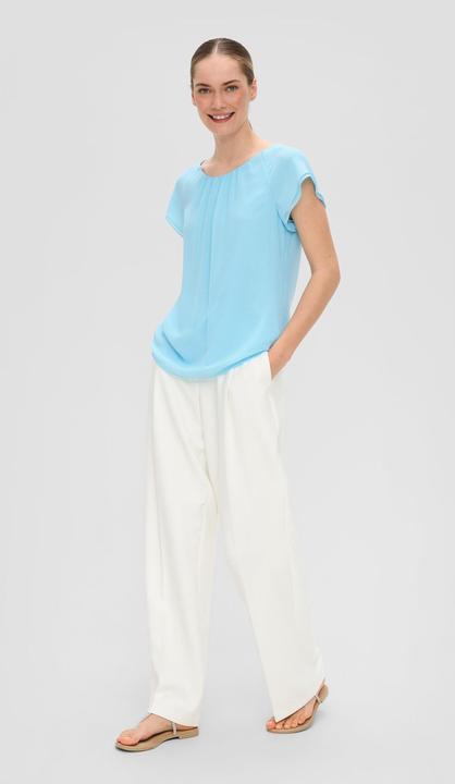 Produktbild s.Oliver Bluse Chiffon-Bluse mit Double-Layer Ärmeln (40)