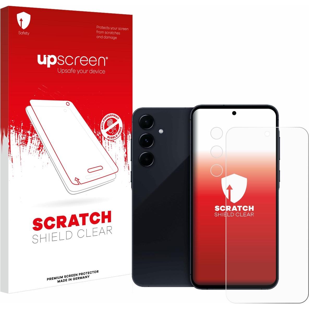 upscreen Schutzfolie Displayschutz Displayschutzfolie Folie Klar Transparent (1 Stück, Samsung Galaxy A55), Smartphone S...