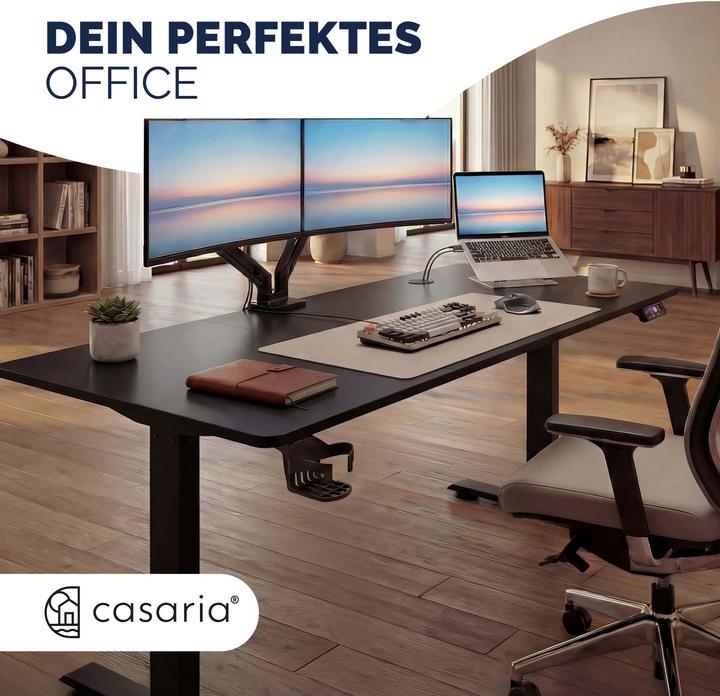 Actual product image Casaria Höhenverstellbarer Schreibtisch