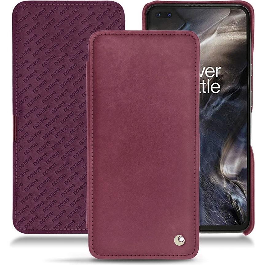Noreve Lederschutzhülle horizontal (OnePlus Nord), Smartphone Hülle, Violett