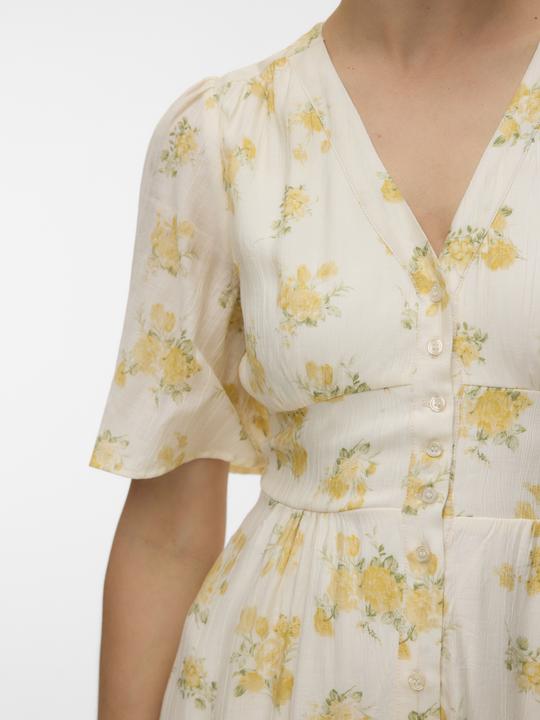 Image du produit Vero Moda VMBELLA Langes Kleid Gesmoktes Kleid (L)