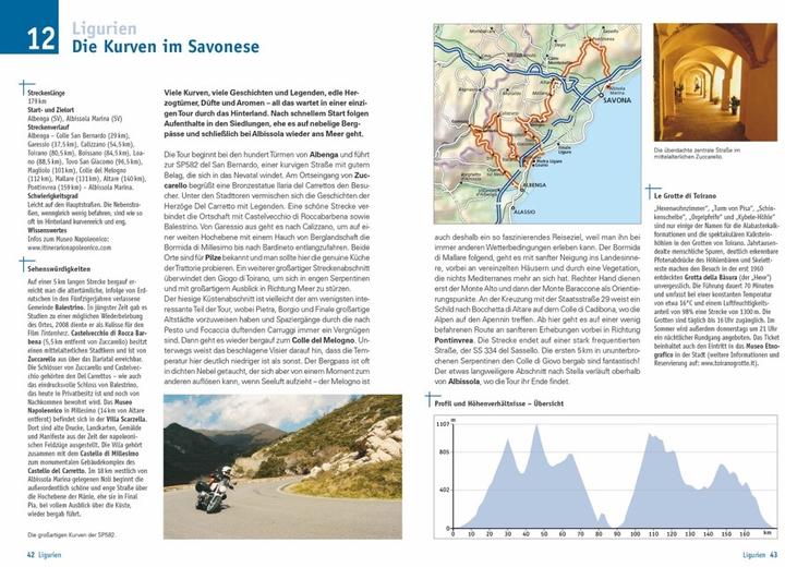 Produktbild Das grosse Motorrad-Tourenbuch Italien (Deutsch, Tiziana Crimella, 2018)