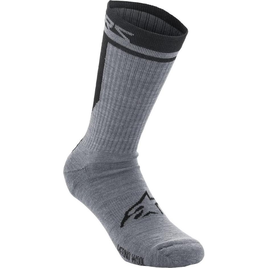 Alpinestars, Herren, Sportsocken, Merino Socks 24 (M), Grau