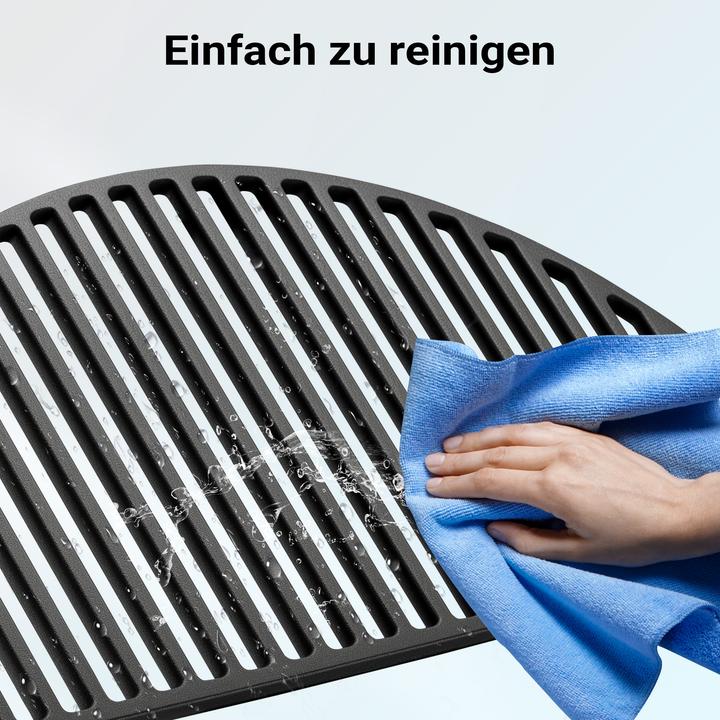 Image du produit Wiltec Gusseisen Grillrost 49,8x24,3x0,9cm Grill Rost Grillzubehör BBQ Gussrost