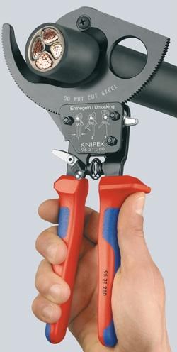 Productafbeelding Knipex Kabelschaar (ratelprincipe) 95 31 250 (250 mm)
