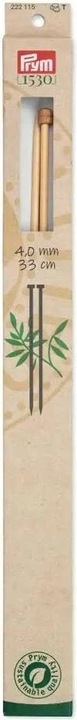 Actual product image Prym Knitting needles BAMBOO 4.00 mm, 33 cm