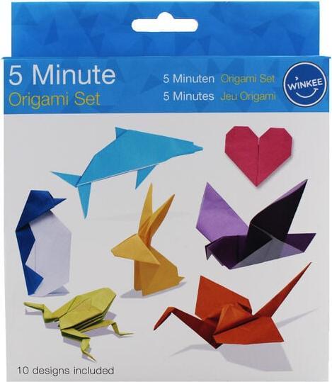 Actual product image Winkee Origami Set - 5 Minutes (16487)