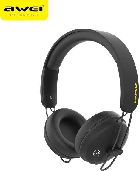 Actual product image Awei Bluetooth headphones A800BL black (ANC, 5 h, Wireless)