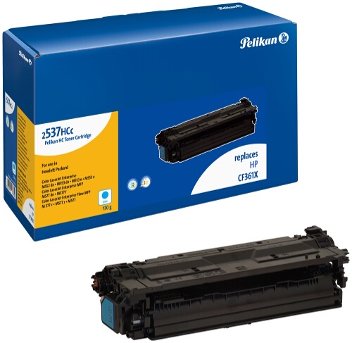 Image du produit Pelikan Toner 2537HCc remplace hp CF361X cyan HC Capacité environ 9.500 pages Groupe 2537