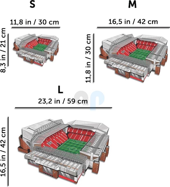 Produktbild Iconic Liverpool FC - Anfield Stadium - Holz Puzzle Grösse S (150 Teile) (150 Teile)