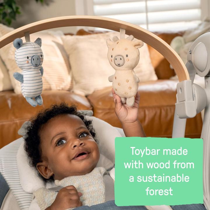 Actual product image Ingenuity Swing 'n Go Babyschaukel & Babywippe mit Spielbogen