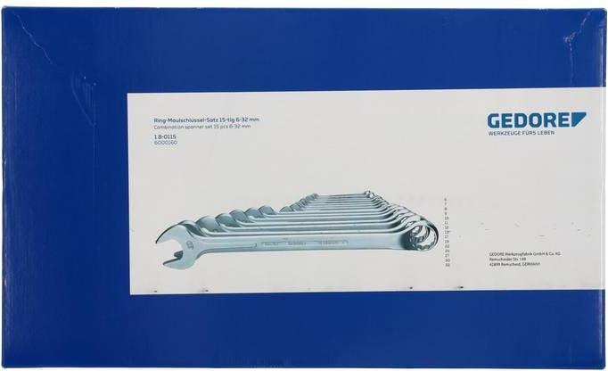 Produktbild Gedore 1 B-0115 Ring-Maulschlüssel-Satz 15-teilig 6-32 mm (10 mm, 11 mm, 12 mm, 13 mm, 17 mm, 6 mm, 7 mm, 8 mm, 9 mm)