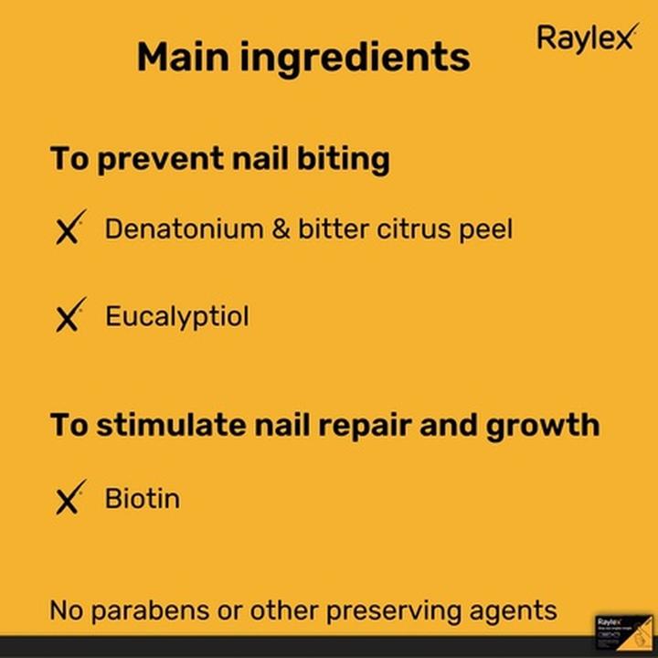 Produktbild Raylex Nagelkauer-Stift für Erwachsene & Kinder ab 3 - Bitterer und regenerierender Nagelstift gegen Nägel (1.50 ml)