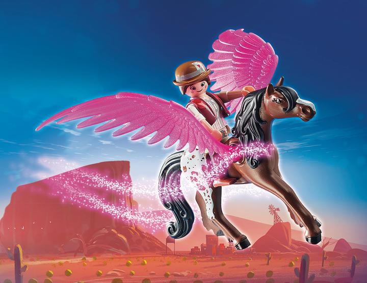 Image du produit Playmobil The Movie Marla, Del et cheval avec des ailes (70074, Playmobil The Movie)