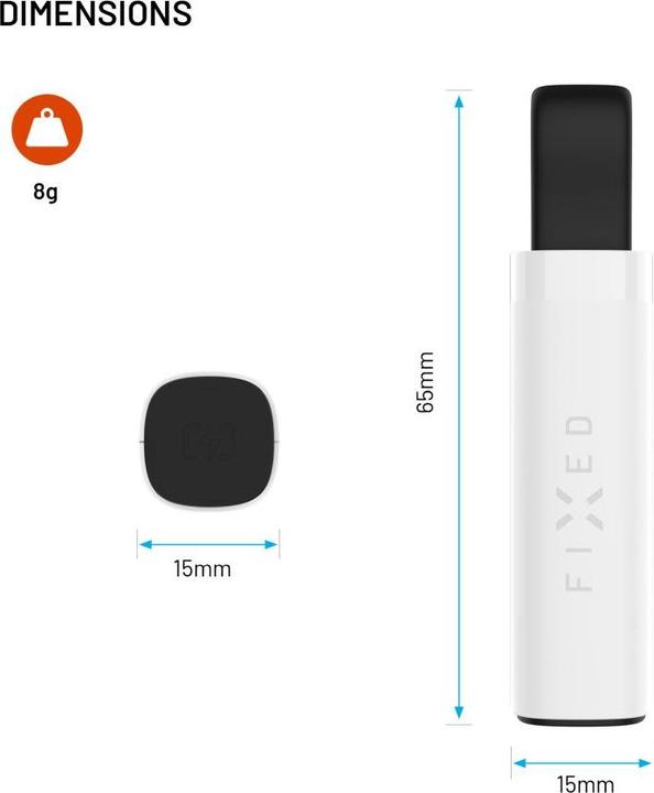 Actual product image Fixed Tag Bleibe mit Find My Support White (Apple)