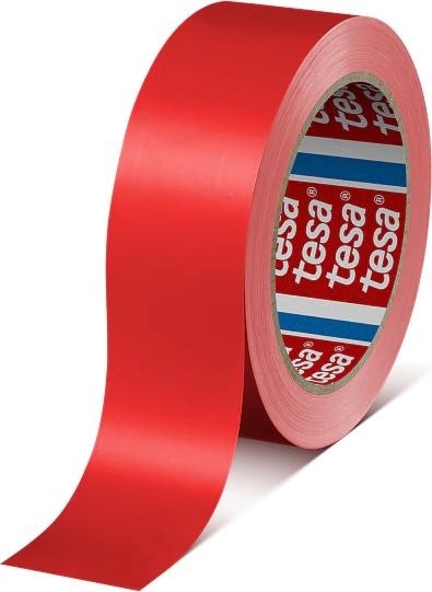 Produktbild tesa Packband 66m x 50mm rot