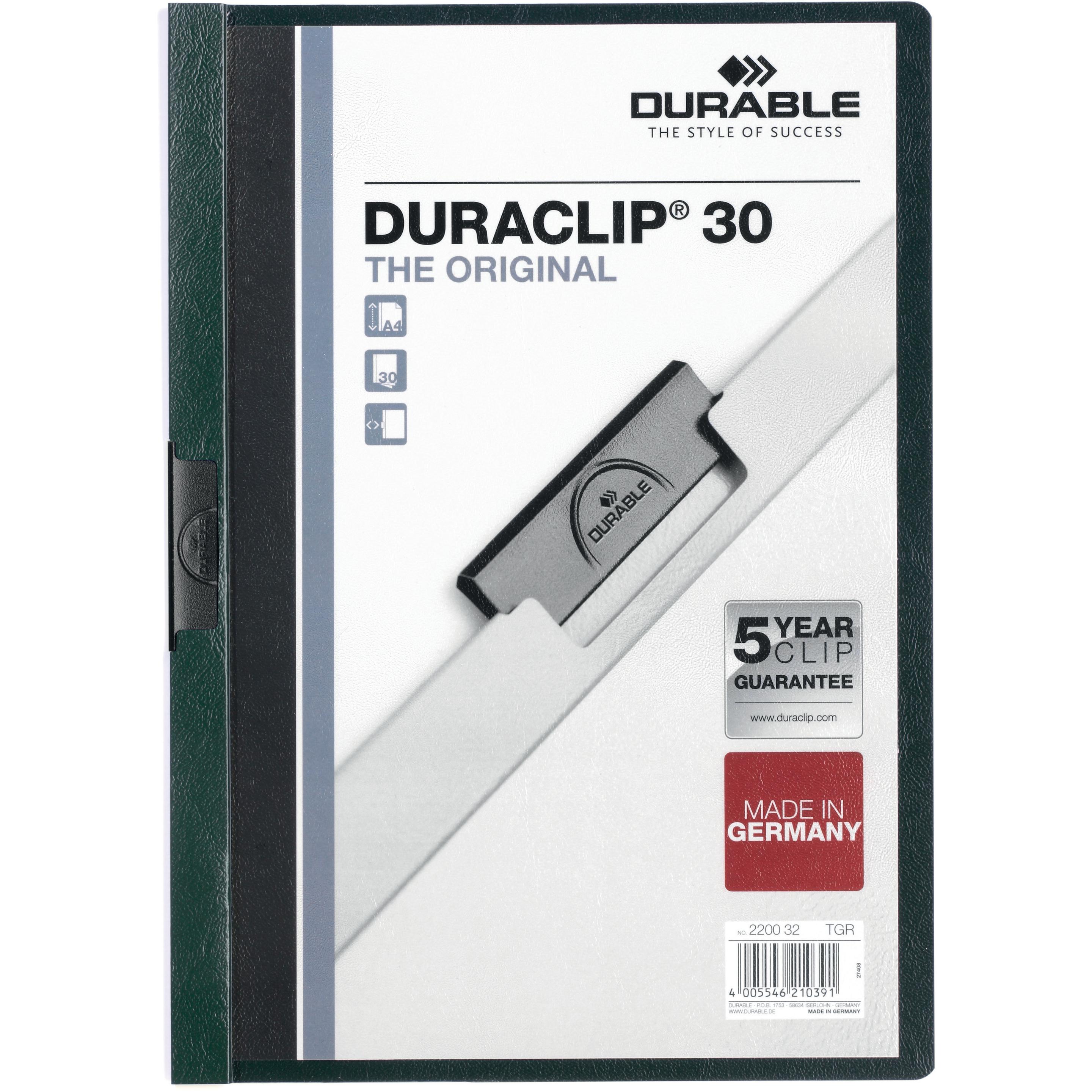 Durable, Mappe, Klemmhefter DURACLIP 30 (A4, 1 x)