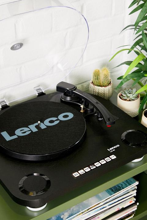 Actual product image Lenco GRAMOFON LS-40BK black (Semi-automatic)