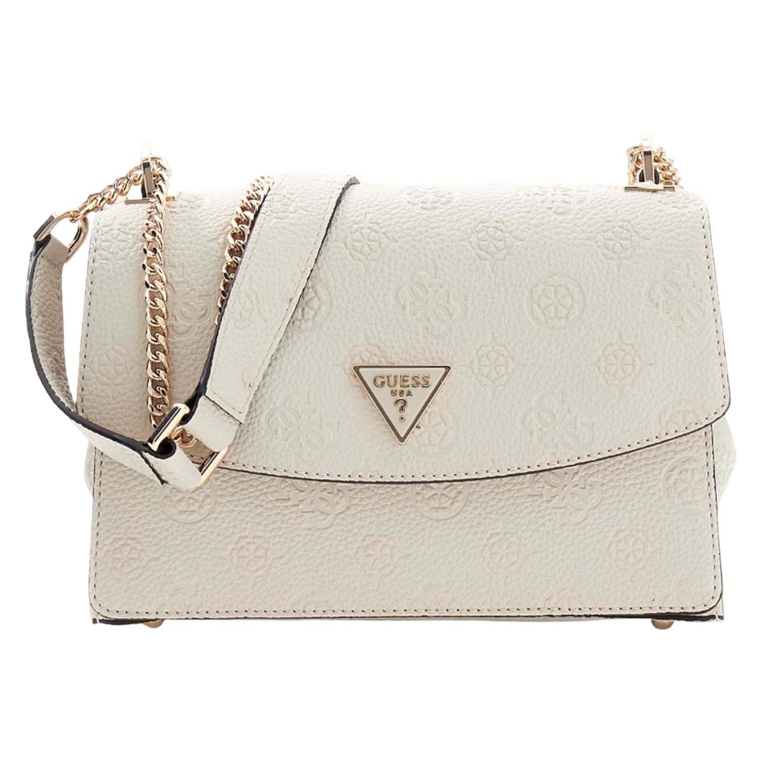 Guess, Damen, Handtasche, Cresidia Ii Convertible Xbody Flap Bag, Beige