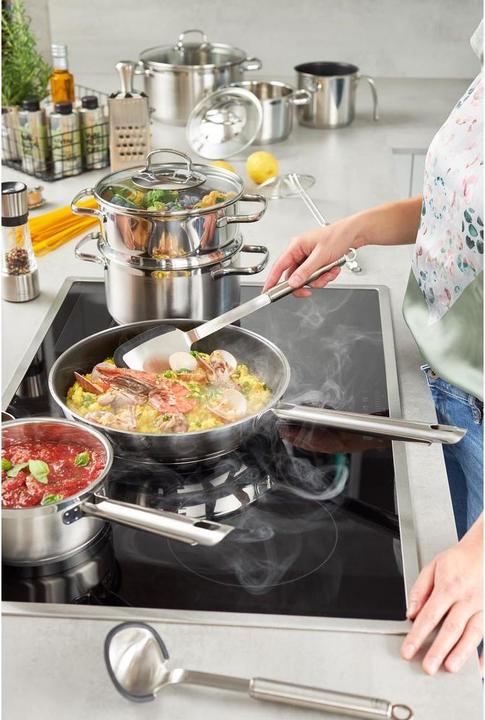Actual product image Rösle Bratpfanne - Bratpfanne ELEGANCE 32cm mit Zusatzhalter ProPlex (Frying pan, Stainless steel, 32 x 8.50 cm)