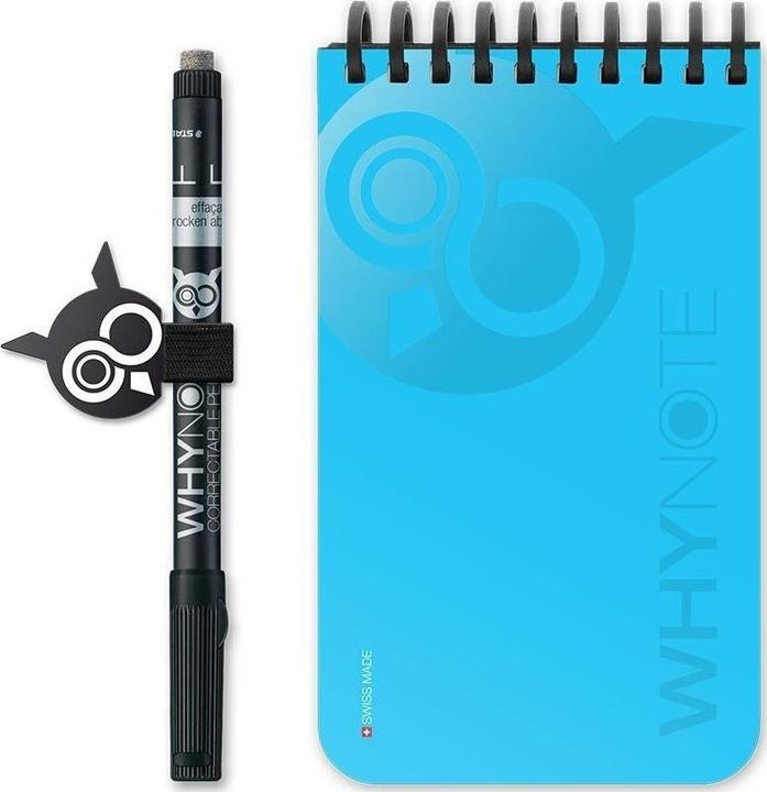 Actual product image Whynote Notebook A6 WNPBOK04 starter-kit, blue (A6, Lined, Plain)