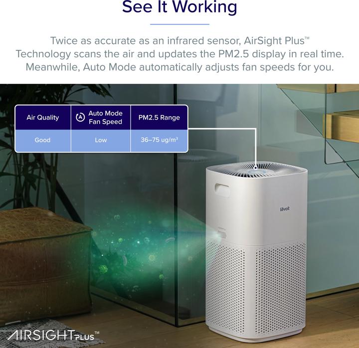 Produktbild Levoit Core 600S Luftfilter (147 m²)