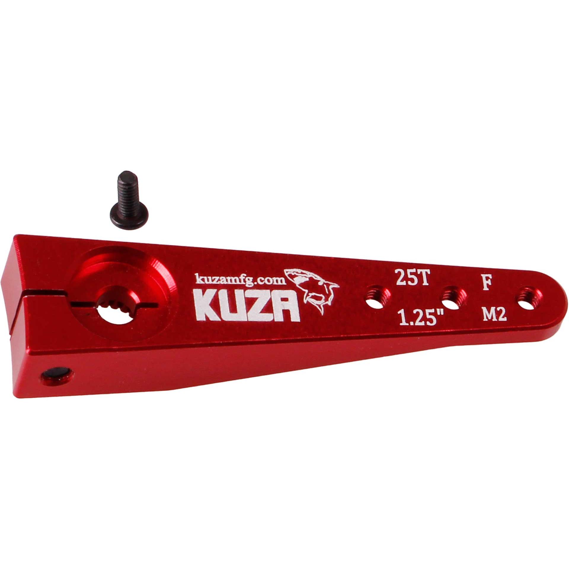 Kuza Servohebel 1-Arm Futaba 25T 32/26/20mm 1.25" M2 Heavy Duty V2 Aluminium