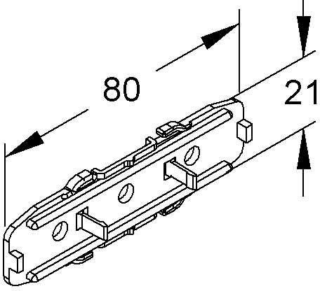 Produktbild Kleinhuis HKL KUV Kupplung f. KunststoffkanÃ¤le RAL5010 KUV (8 cm)