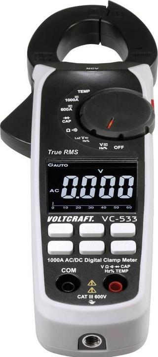 Actual product image Voltcraft VC-533 SE Current clamp digital CAT III 600 V Display (Counts): 6000 (CAT III 600V)