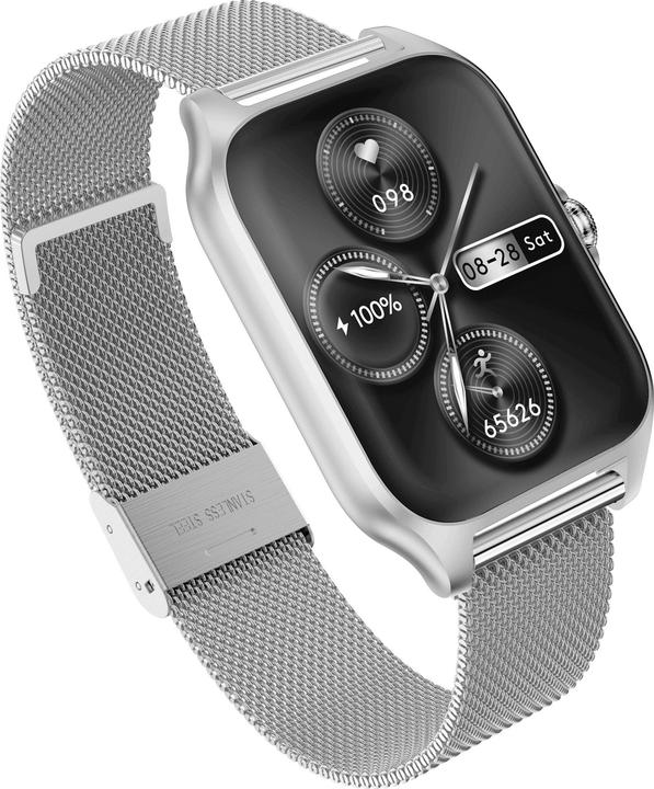 Produktbild Garett I??manusis laikrodis Garret GRC Activity 2, Sidabro spalvos korpusas su??ydros spalvos dir??eliu