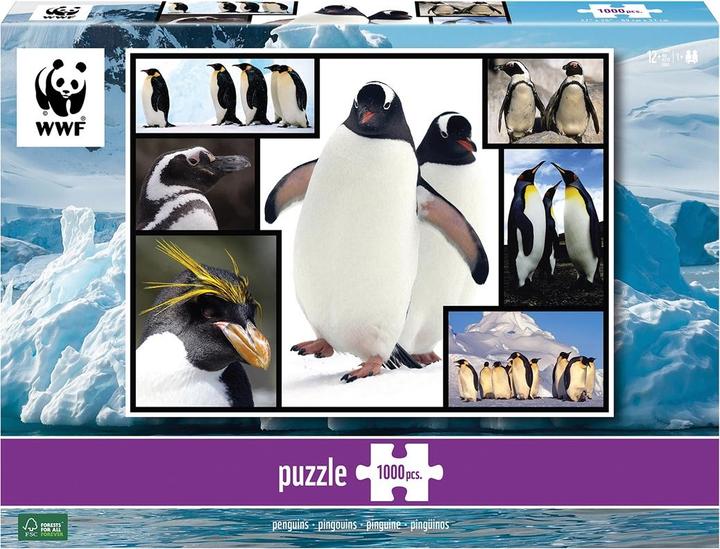 Actual product image WWF 1000 Puzzle Penguin (1000 pieces)
