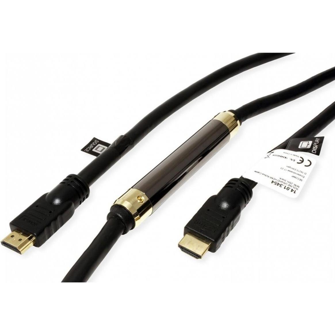 Roline Nero Hdmi (Typ A) — Hdmi (Typ A) (15 M), Cavo Video,