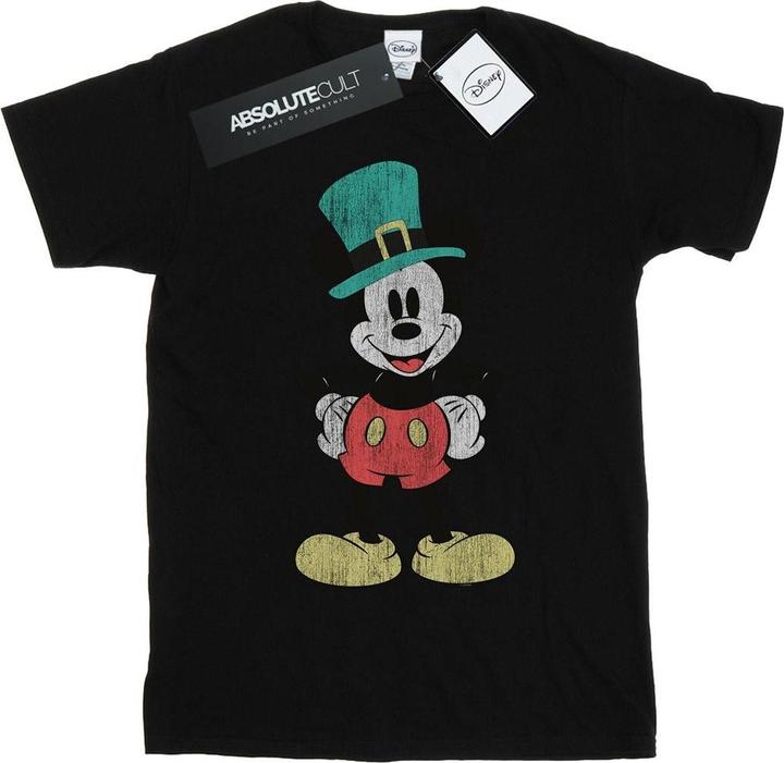 Immagine prodotto Disney Mickey Mouse Leprechaun Hat Maglietta Ampia Donna (M)