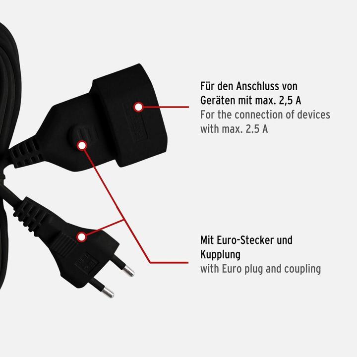 Immagine prodotto Brennenstuhl Cavo di estensione (5 m, CEE 7/16)