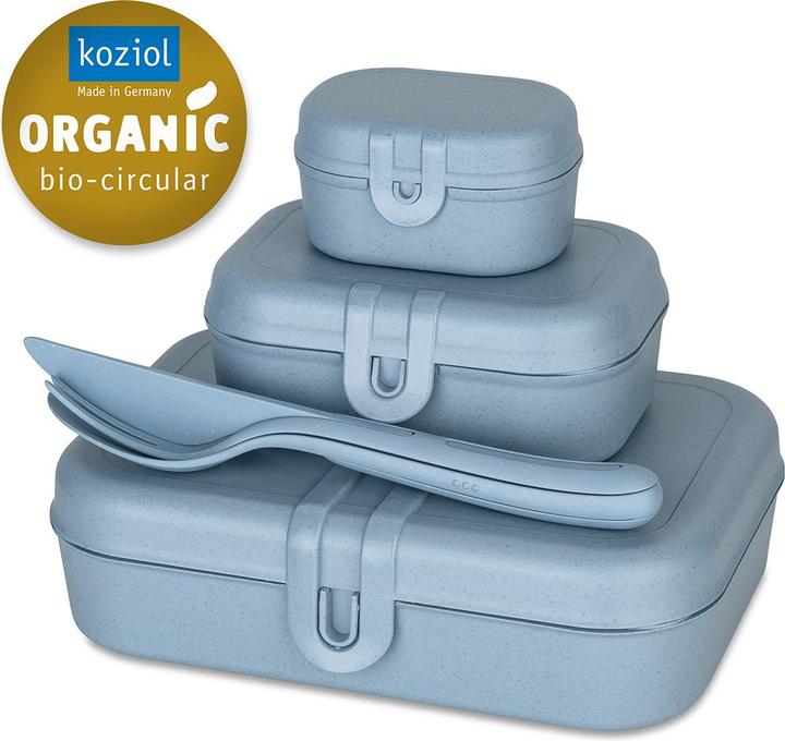 Immagine prodotto Koziol Lunchbox Pascal Ready 4 pezzi, Blu