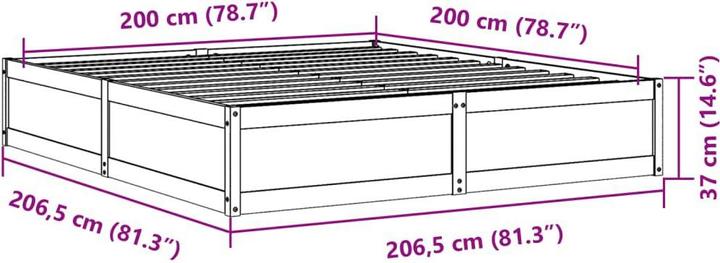 Produktbild VidaXL Kizza (200 x 200 cm)